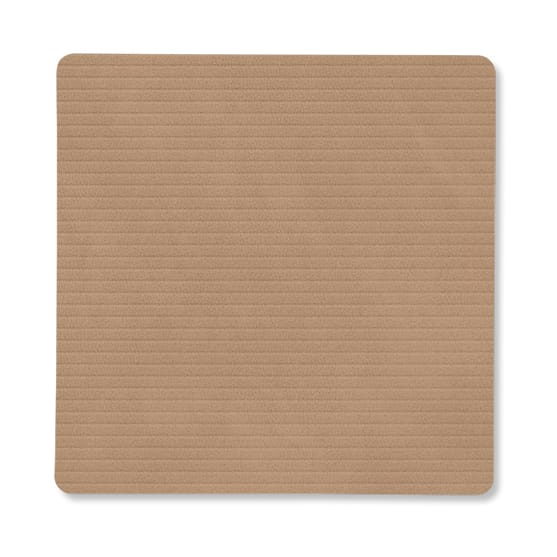 Corduroy lasinalunen square. - Nougat - LIND DNA
