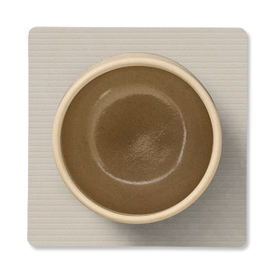 Corduroy lasinalunen square., Oyster White LIND DNA