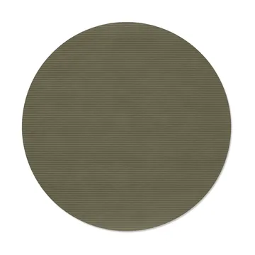 Corduroy pöytätabletti - Army green, ympyrä, L - LIND DNA