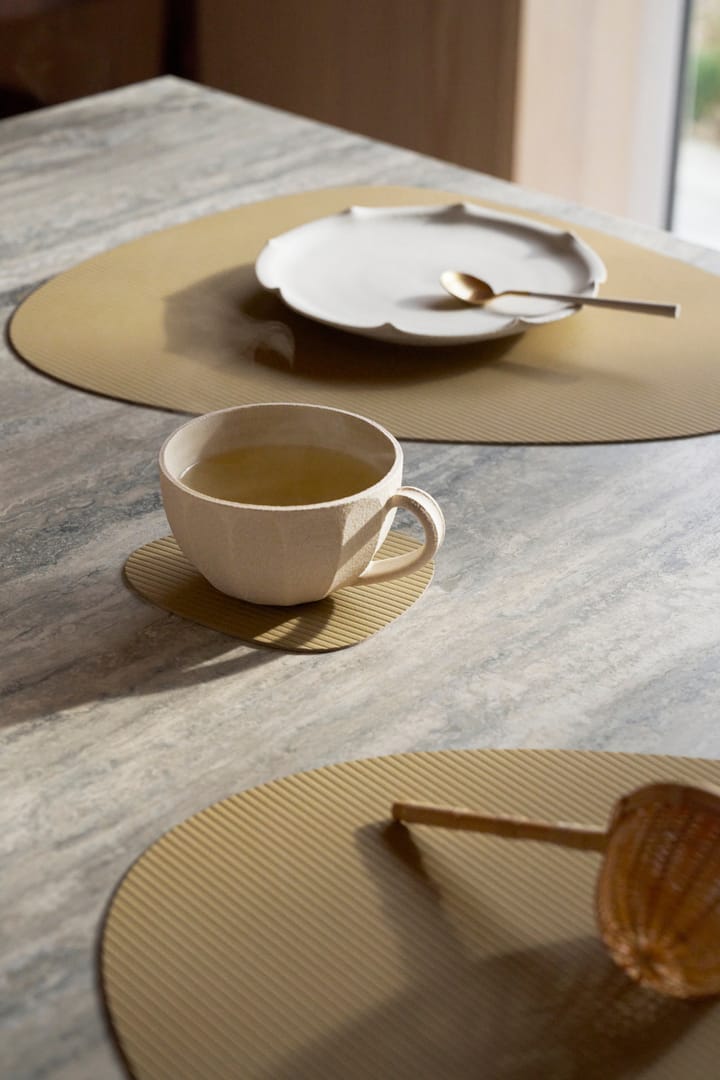 Corduroy pöytätabletti curve L, Khaki LIND DNA