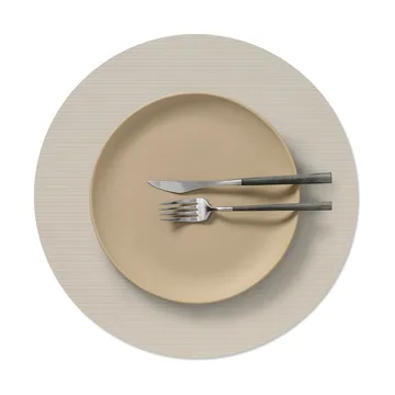 Corduroy pöytätabletti - Oyster white, ympyrä, L - LIND DNA
