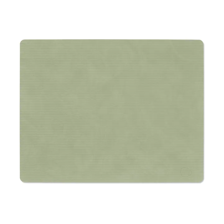 Corduroy pöytätabletti square L - Olive Green, 45x35 cm - LIND DNA