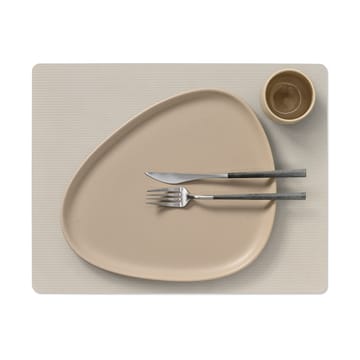 Corduroy pöytätabletti square L - Oyster White - LIND DNA