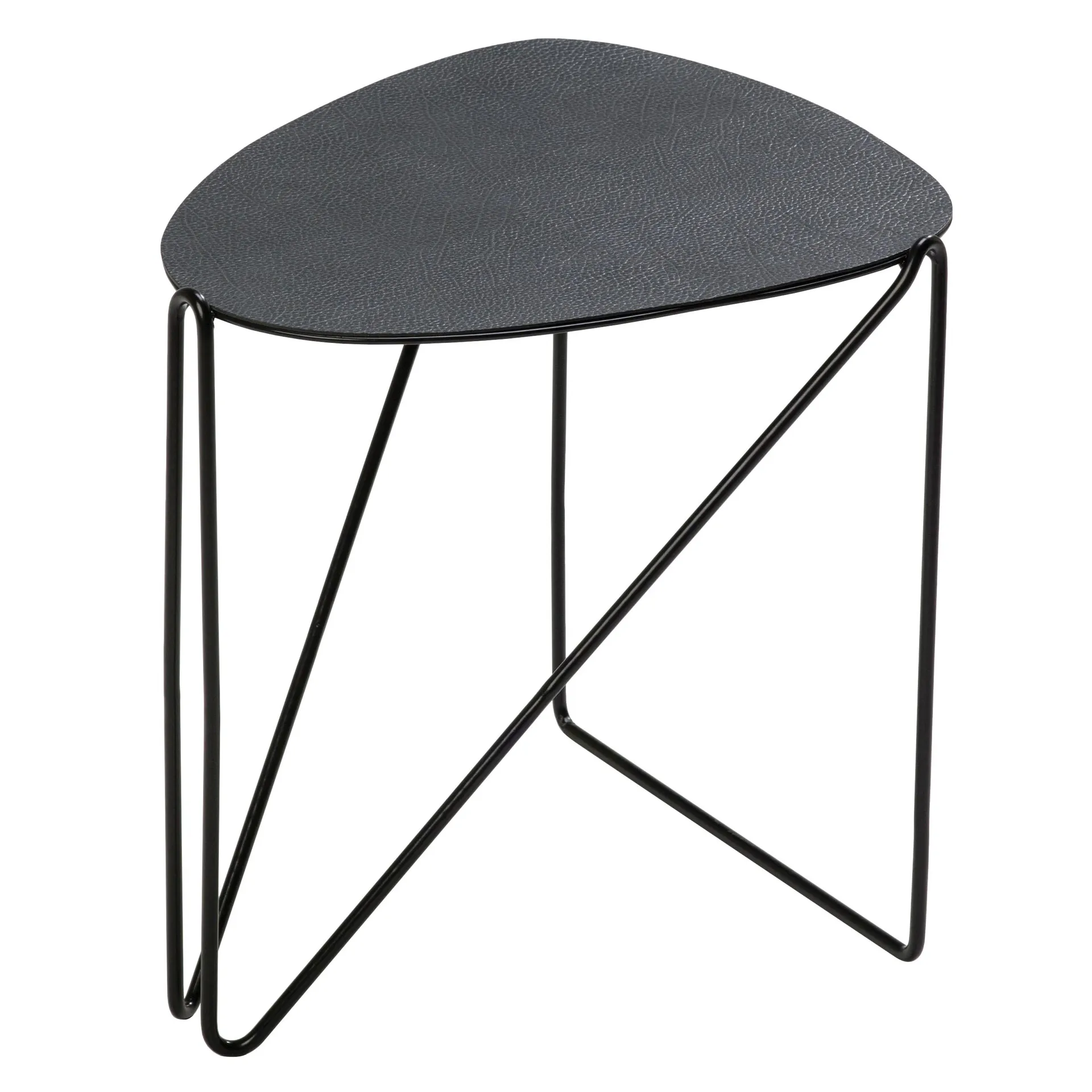 Curve Chameleon Hippo -sivupöytä, Black-anthracite LIND DNA