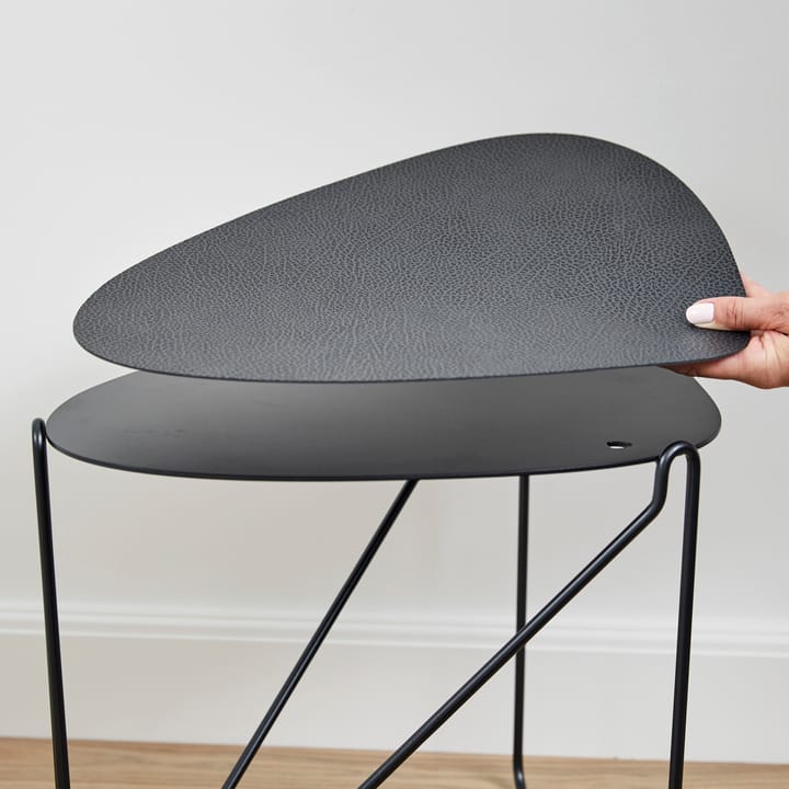 Curve Chameleon Hippo -sivupöytä, Black-anthracite LIND DNA