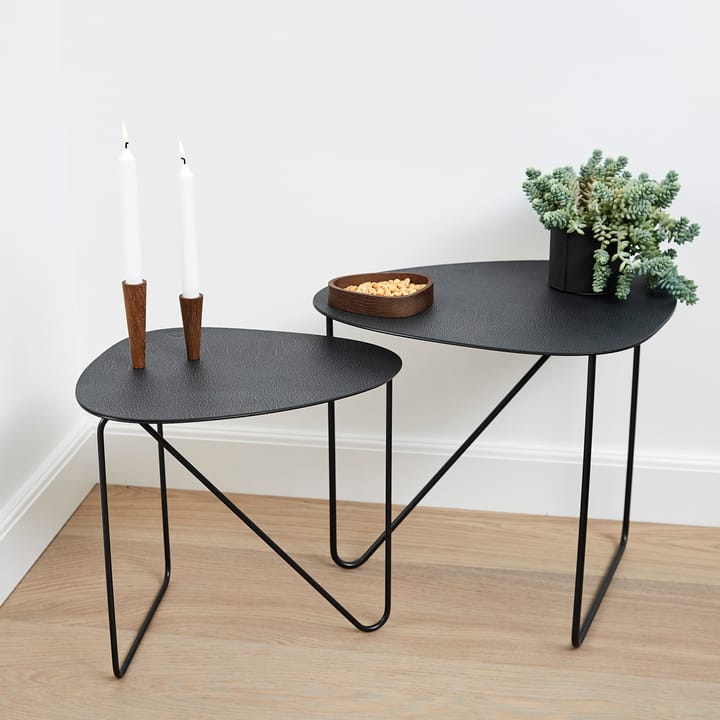 Curve Hippo -sivupöytä, L, Black-anthracite LIND DNA