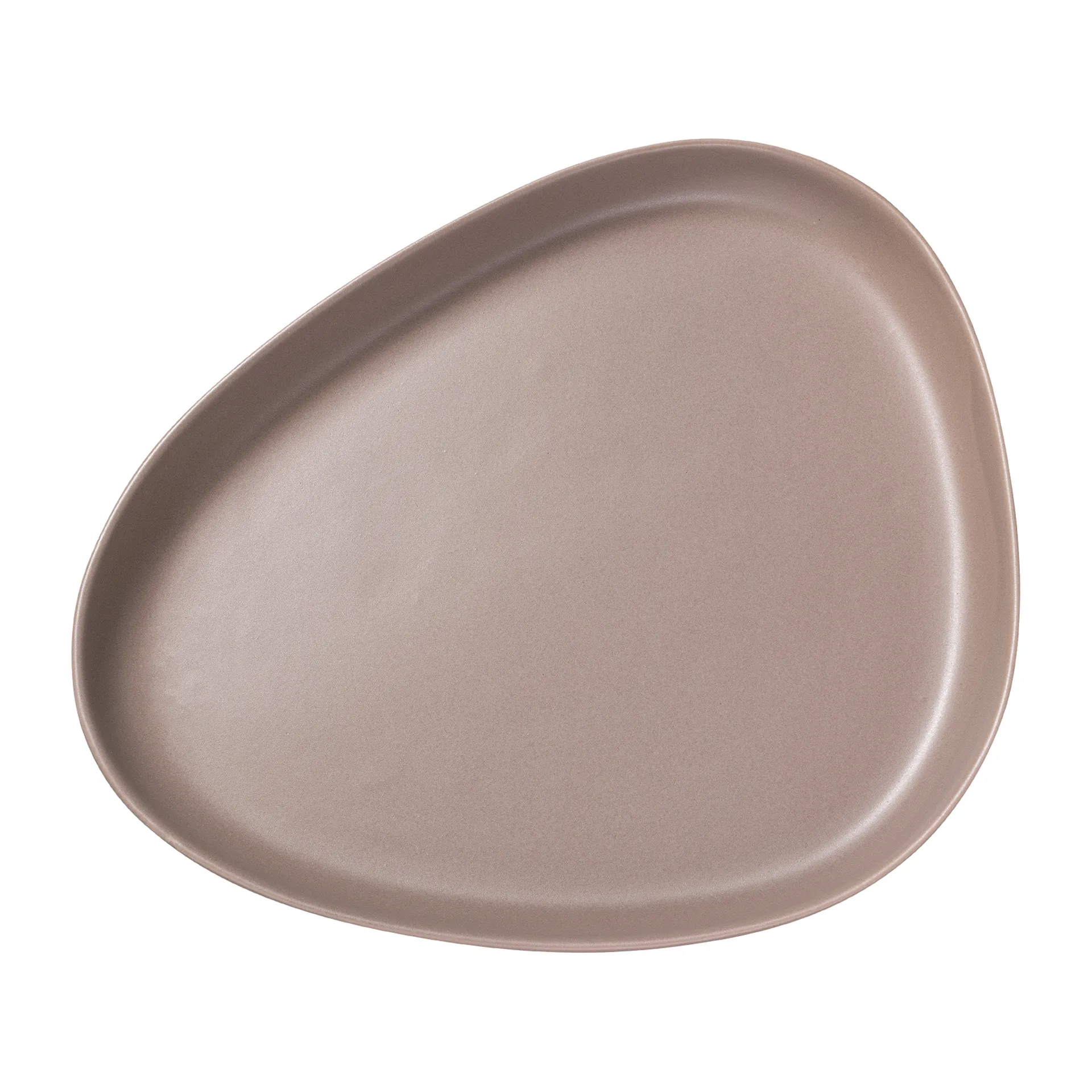 Curve Stoneware tarjoiluvati 30x35 cm, Warm grey LIND DNA