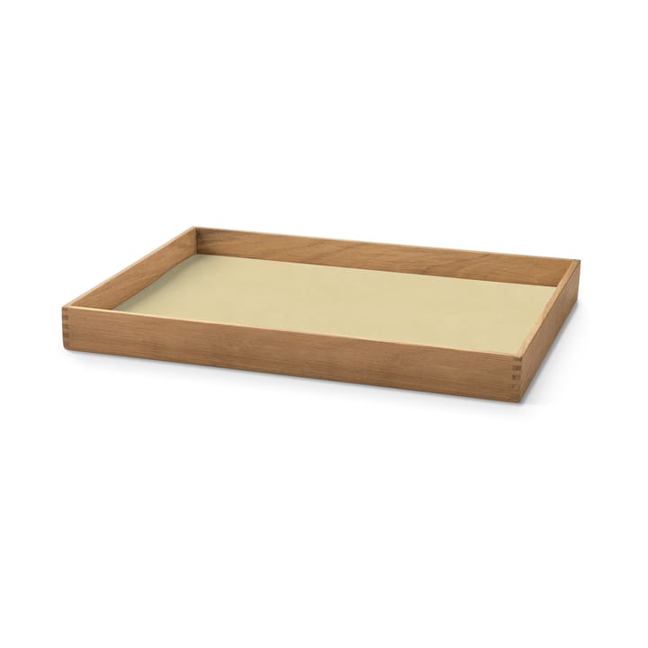 Even tiikkitarjotin square M - Nupo lemon sorbet - LIND DNA