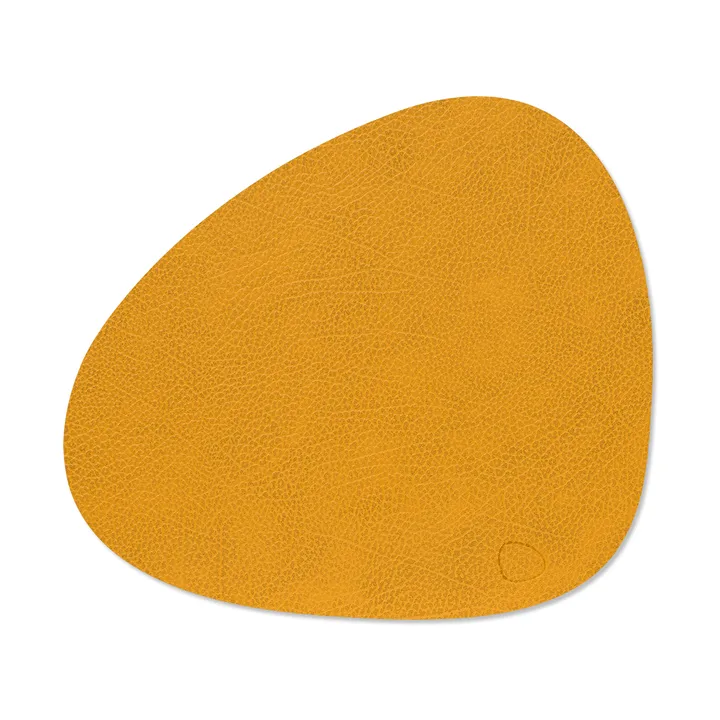 Hippo pöytätabletti curve M - Curry, 35x31 cm - LIND DNA