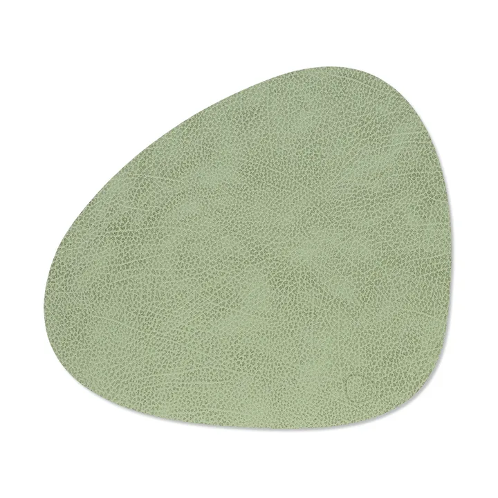 Hippo pöytätabletti curve M - Olive green, 35x31 cm - LIND DNA