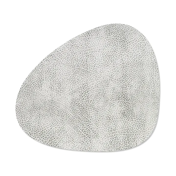 Hippo pöytätabletti curve M - White-grey, 35x31 cm - LIND DNA