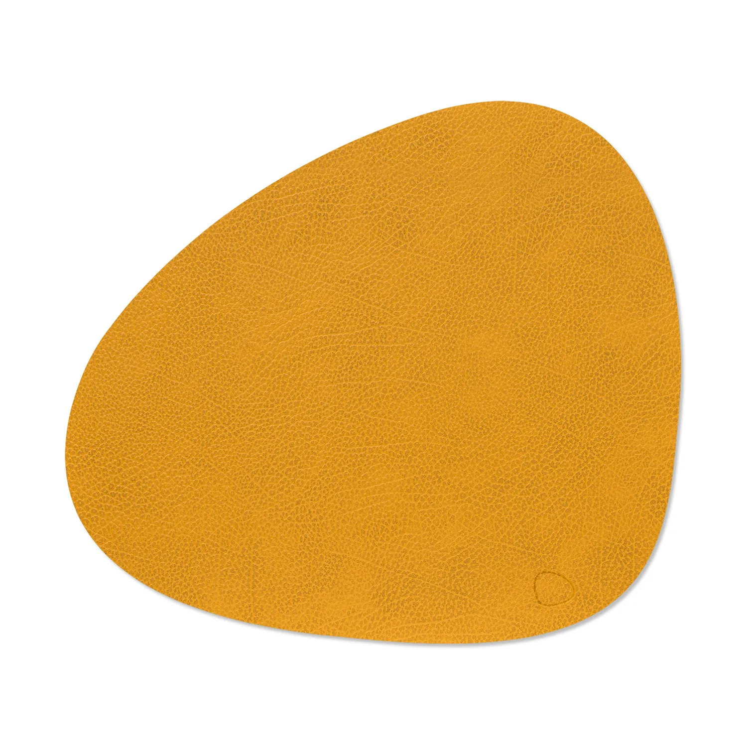 Hippo pöytätabletti kaareva, curry, 44x37 cm LIND DNA