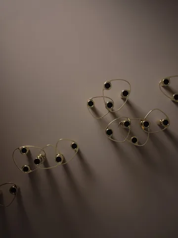 Lind Curve yhdisteltävä kynttilänjalka 24K kultapinnoitettu - Double - LIND DNA