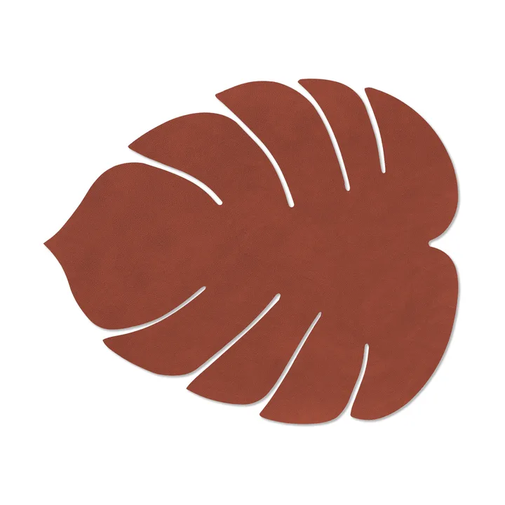 Monstera Leaf Nupo pöytätabletti L - Sienna, 42x35 cm - LIND DNA