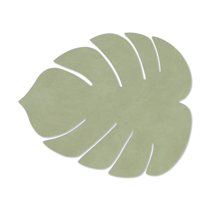 Monstera Leaf Nupo pöytätabletti S - Oliivinvihreä, 26x22 cm - LIND DNA