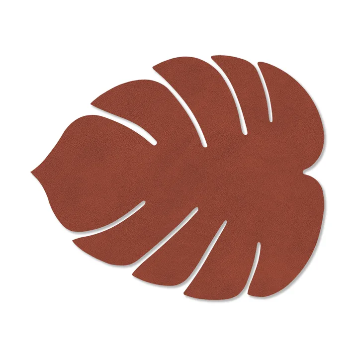 Monstera Leaf Nupo pöytätabletti S - Sienna, 26x22 cm - LIND DNA