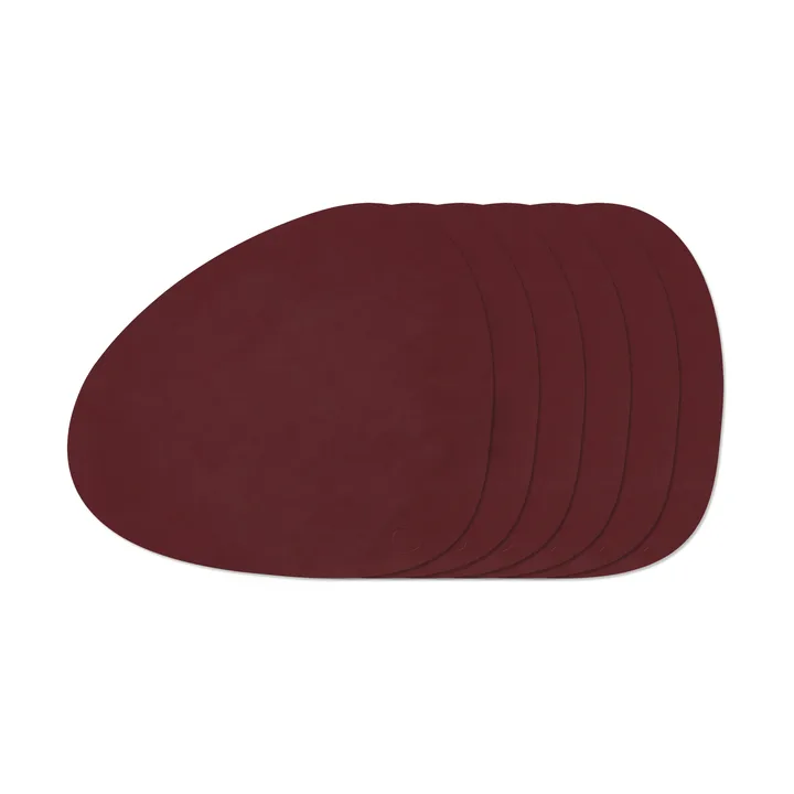 Nupo Curve pöytätablettisetti - Burgundy, 6 kpl - LIND DNA