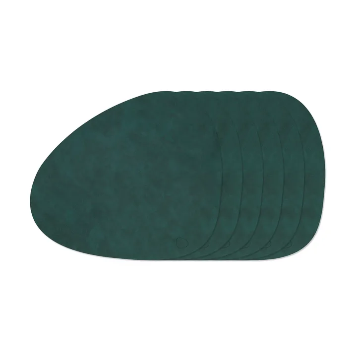 Nupo Curve pöytätablettisetti - Dark Green, 6 kpl - LIND DNA