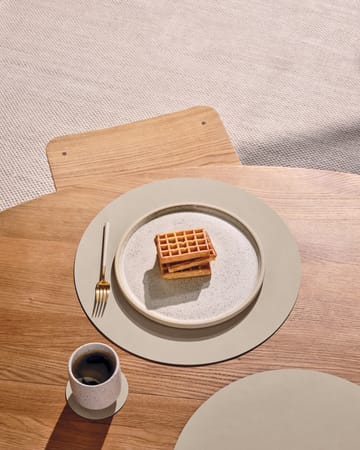 Nupo lasinalunen circle käännettävä 1 kpl - Linen-Flint Grey - LIND DNA