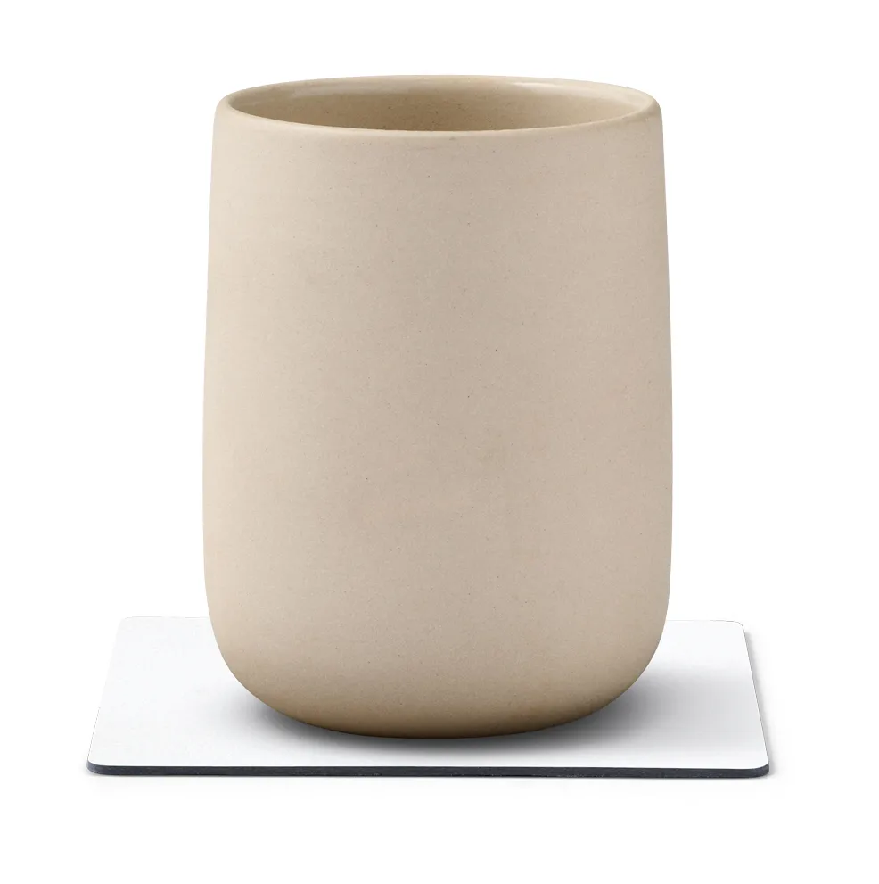 Nupo lasinalunen square, Puhdas valkoinen LIND DNA