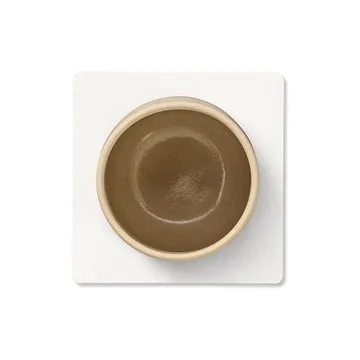 Nupo lasinalunen square - Puhdas valkoinen - LIND DNA