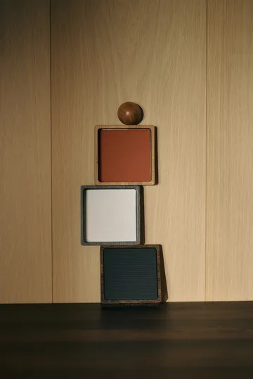 Nupo lasinalunen square - Puhdas valkoinen - LIND DNA