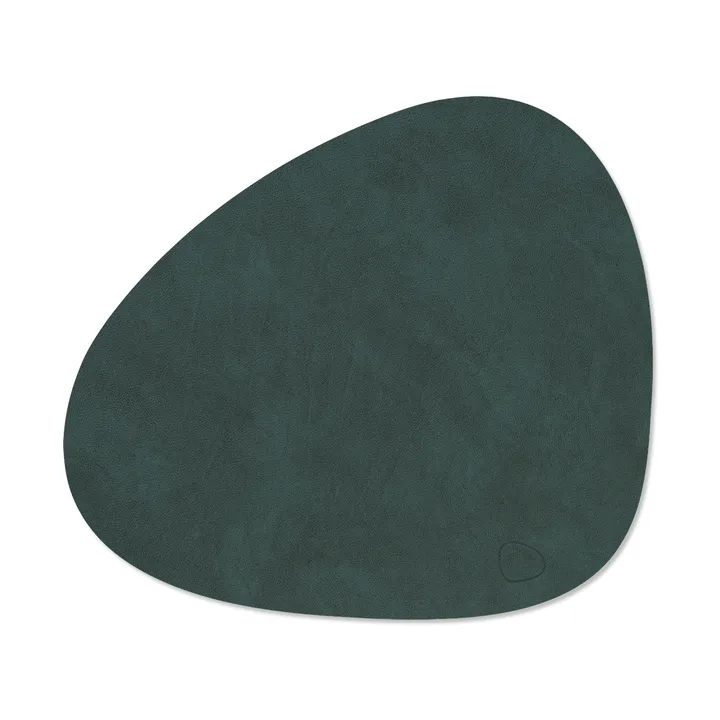 Nupo pöytätabletti curve M - Dark green, 35x31 cm - LIND DNA