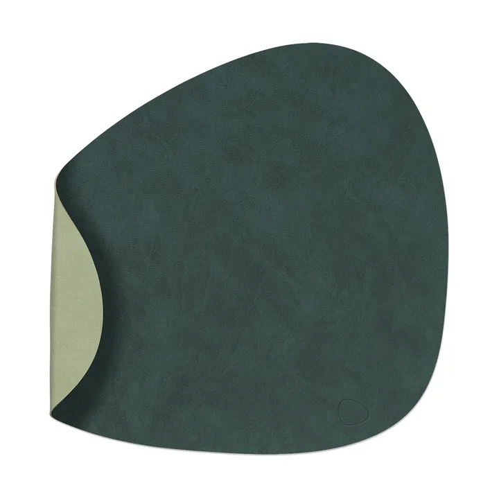 Nupo pöytätabletti käännettävä curve L 1 kpl - Dark green-olive green, 44x37 cm - LIND DNA