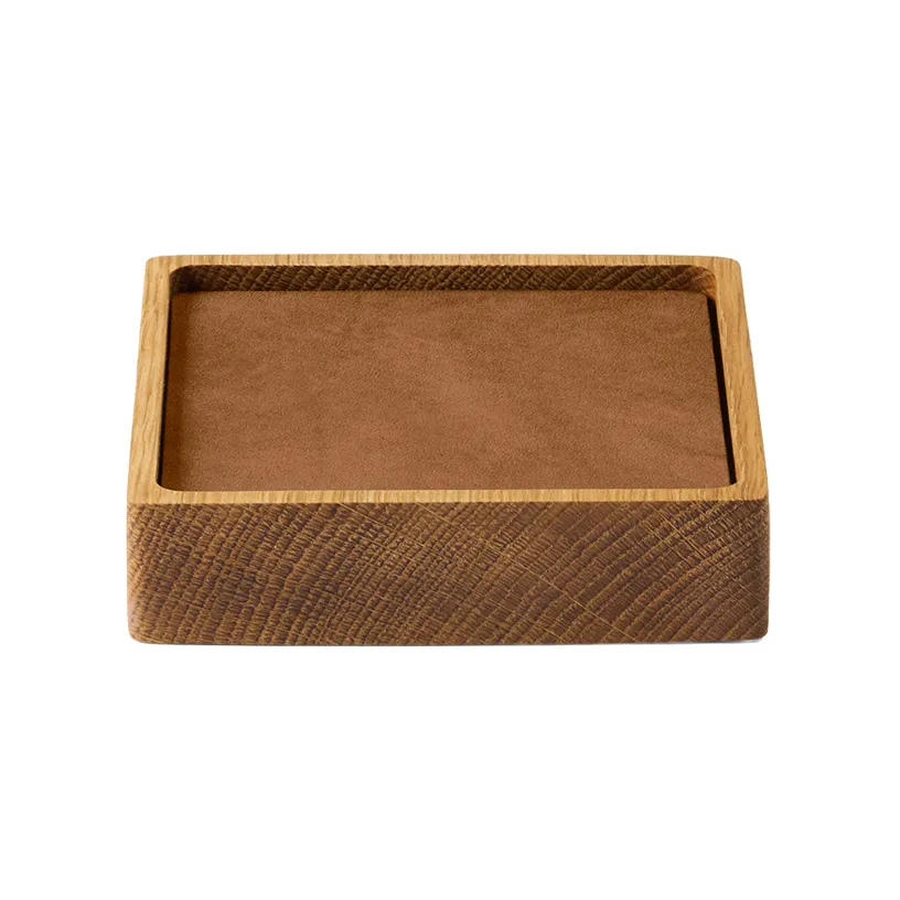 Wood Box lasinalussetti, Nature-tammi, neliö, S, Nupo nature, 9 osaa LIND DNA
