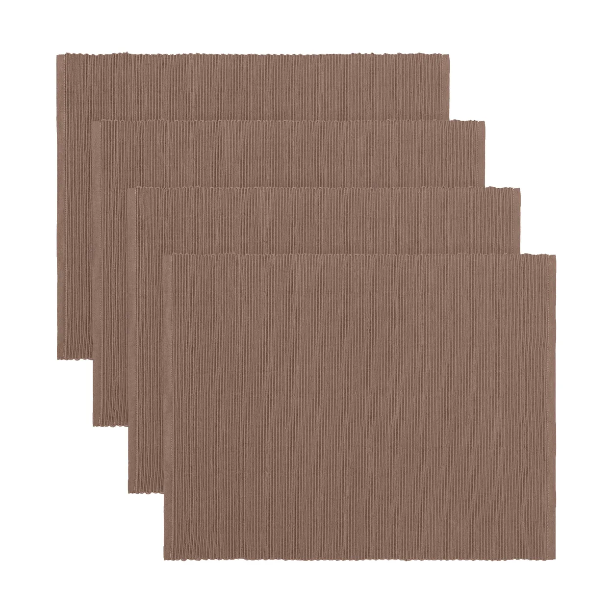 Linum Uni pöytätabletti 35x46 cm 4-pack Tumman mullanruskea