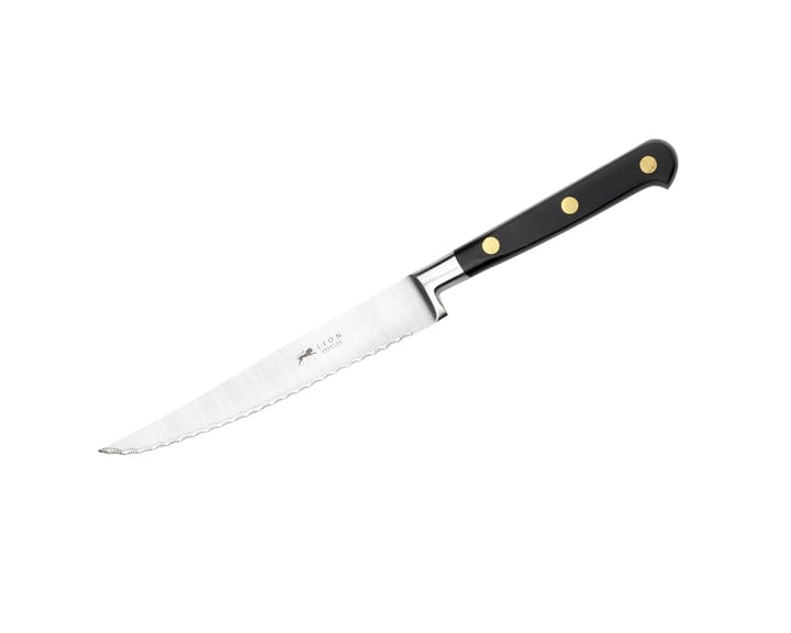 Ideal sahalaitainen leipäveitsi 13 cm, Teräs-musta Lion Sabatier