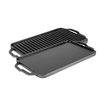 Chef collection käännettävä paisto- ja grillitaso - 50x25 cm - Lodge