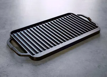 Chef collection käännettävä paisto- ja grillitaso - 50x25 cm - Lodge