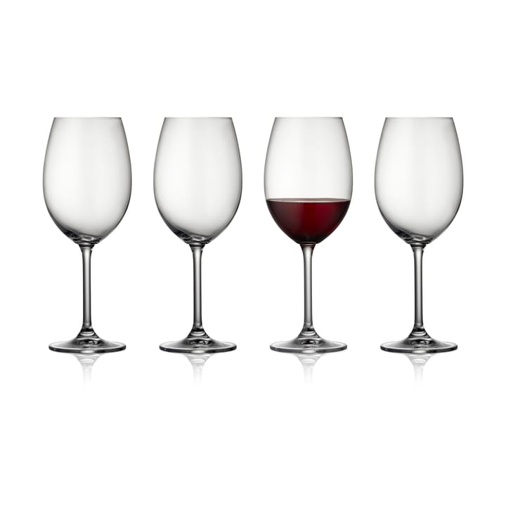Clarity punaviinilasi 45 cl 4-pakkaus, Clear Lyngby Glas