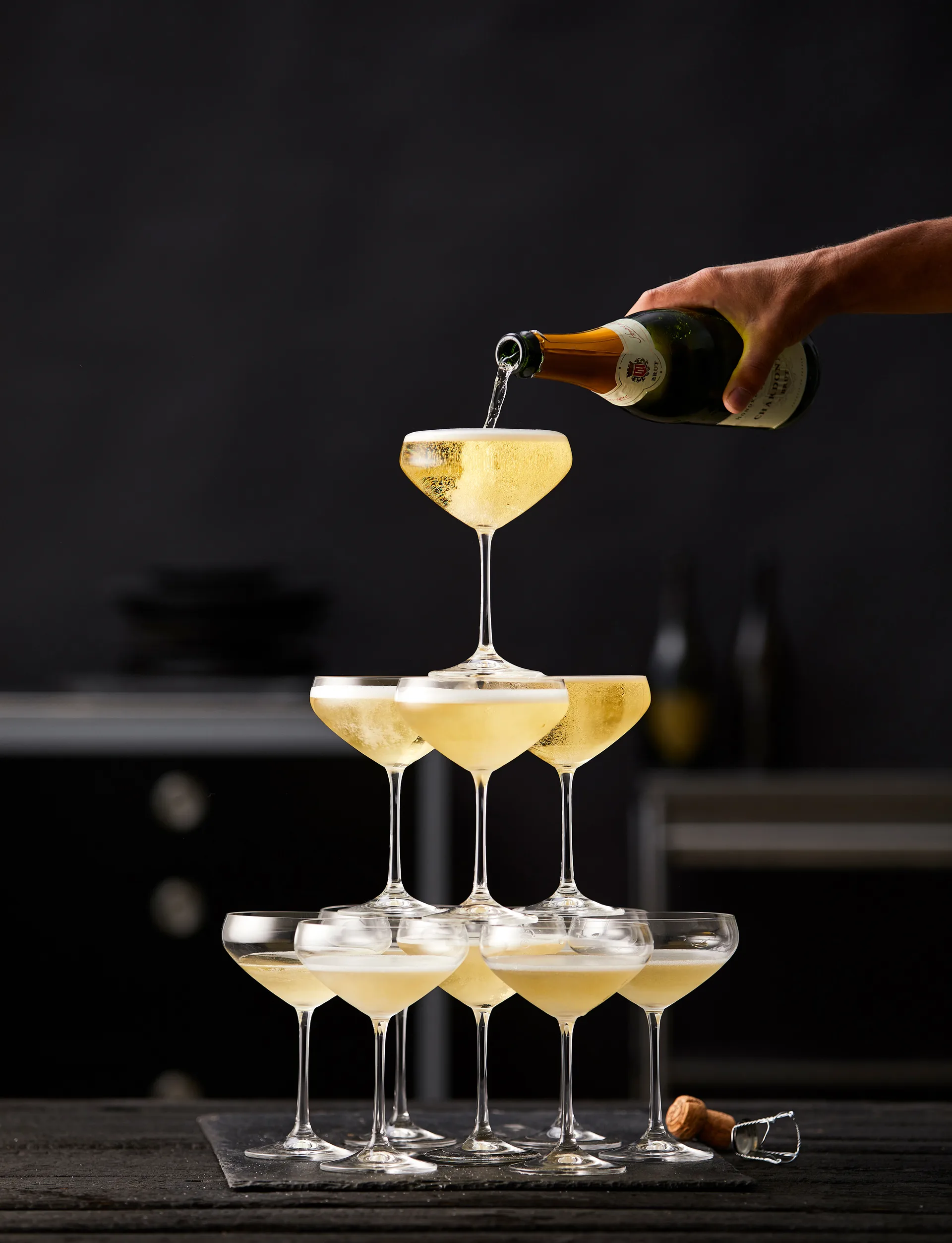 Juvel samppanjalasi coupe 34 cl 4-pakkaus, Kristalli Lyngby Glas