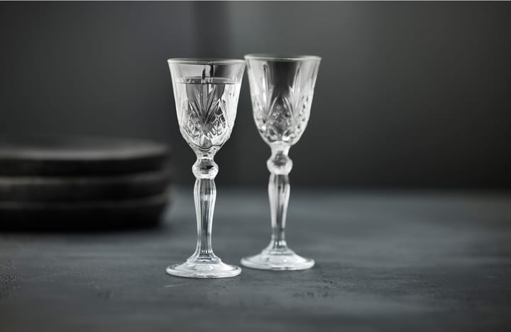 Melodia snapsilasi 5 cl 4-pakkaus, Clear Lyngby Glas