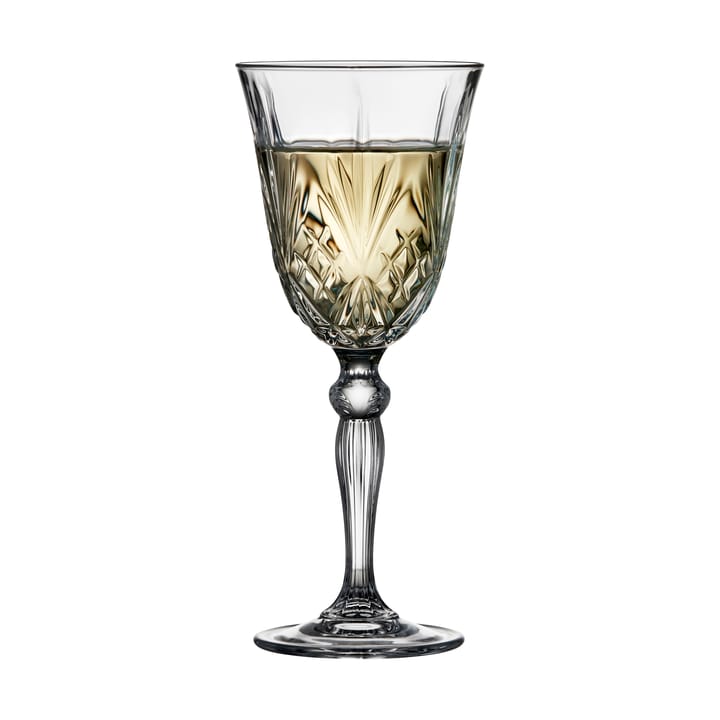 Melodia valkoviinilasi 21 cl 4-pakkaus, Kristalli Lyngby Glas