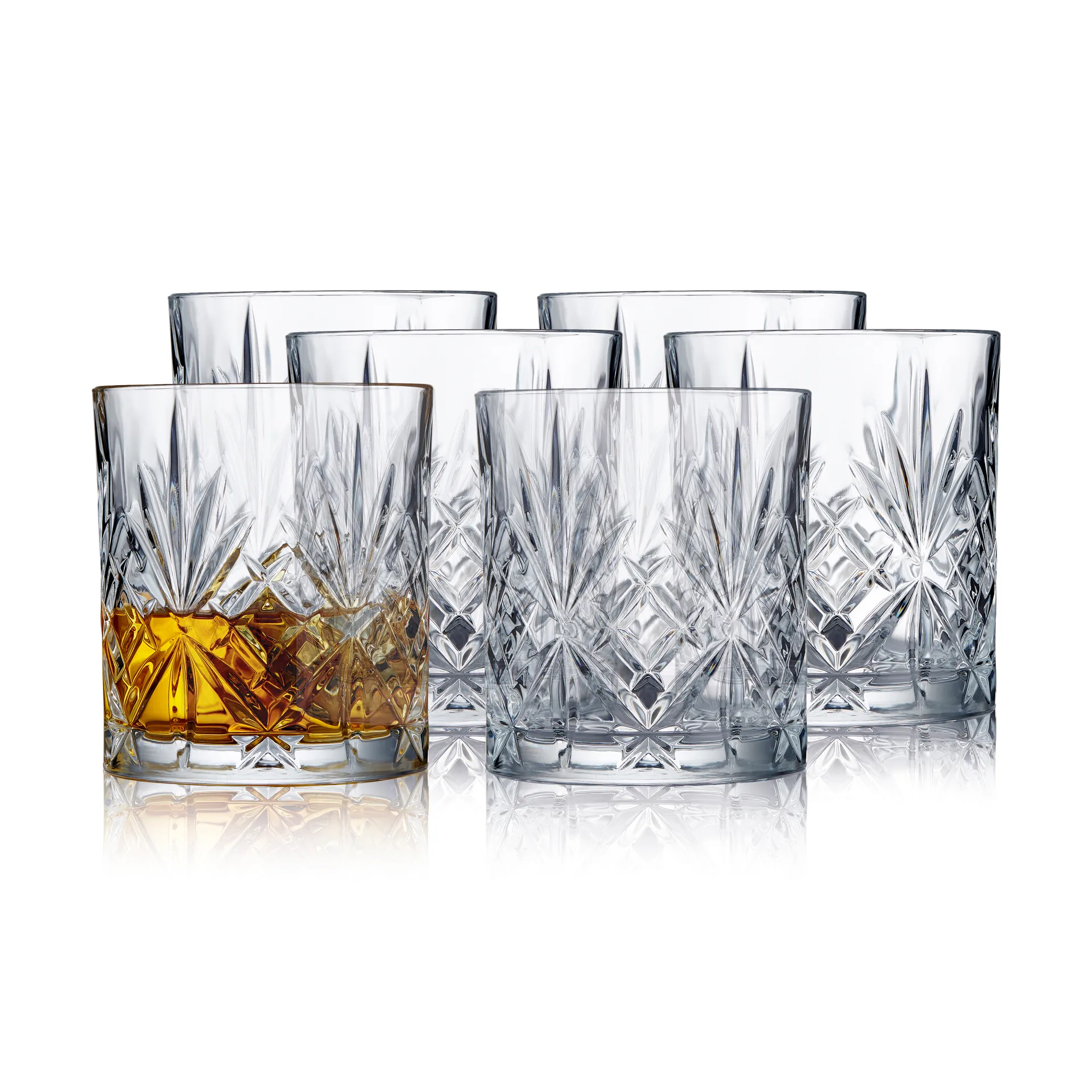 Melodia viskilasi 31 cl 6-pakkaus, Kristalli Lyngby Glas