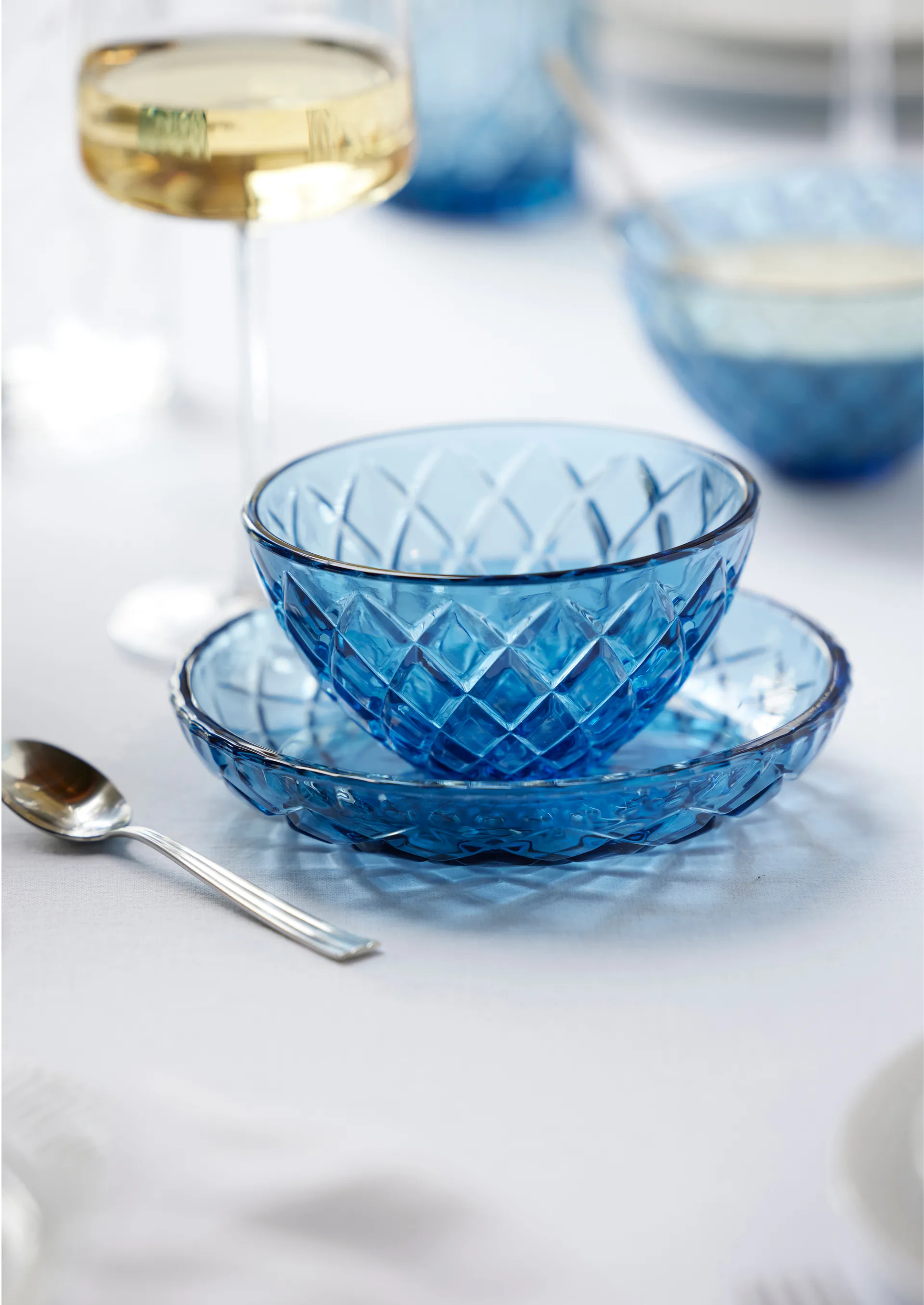 Sorrento highball lasi 38 cl 4-pakkaus, Blue Lyngby Glas