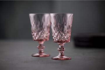 Sorrento viinilasi 29 cl 4-pakkaus - Pink - Lyngby Glas