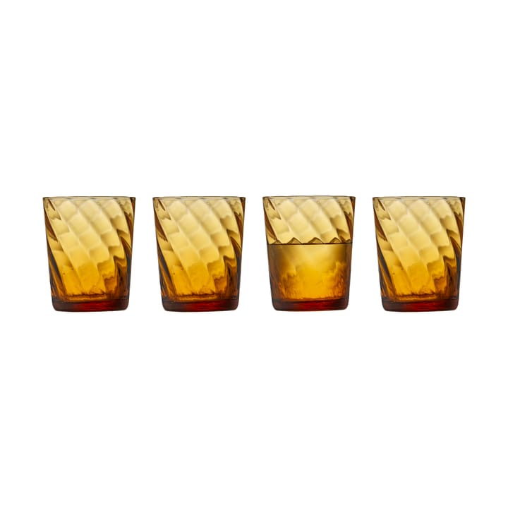 Vienna vesilasi 30 cl 4-pakkaus - Amber - Lyngby Glas