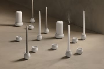 Curve kynttilänjalka Ø11 cm - Valkoinen - Lyngby Porcelæn