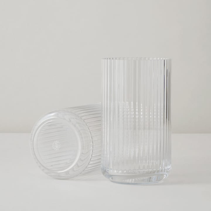 Lyngby maljakko kirkas lasi, 12 cm Lyngby Porcelæn