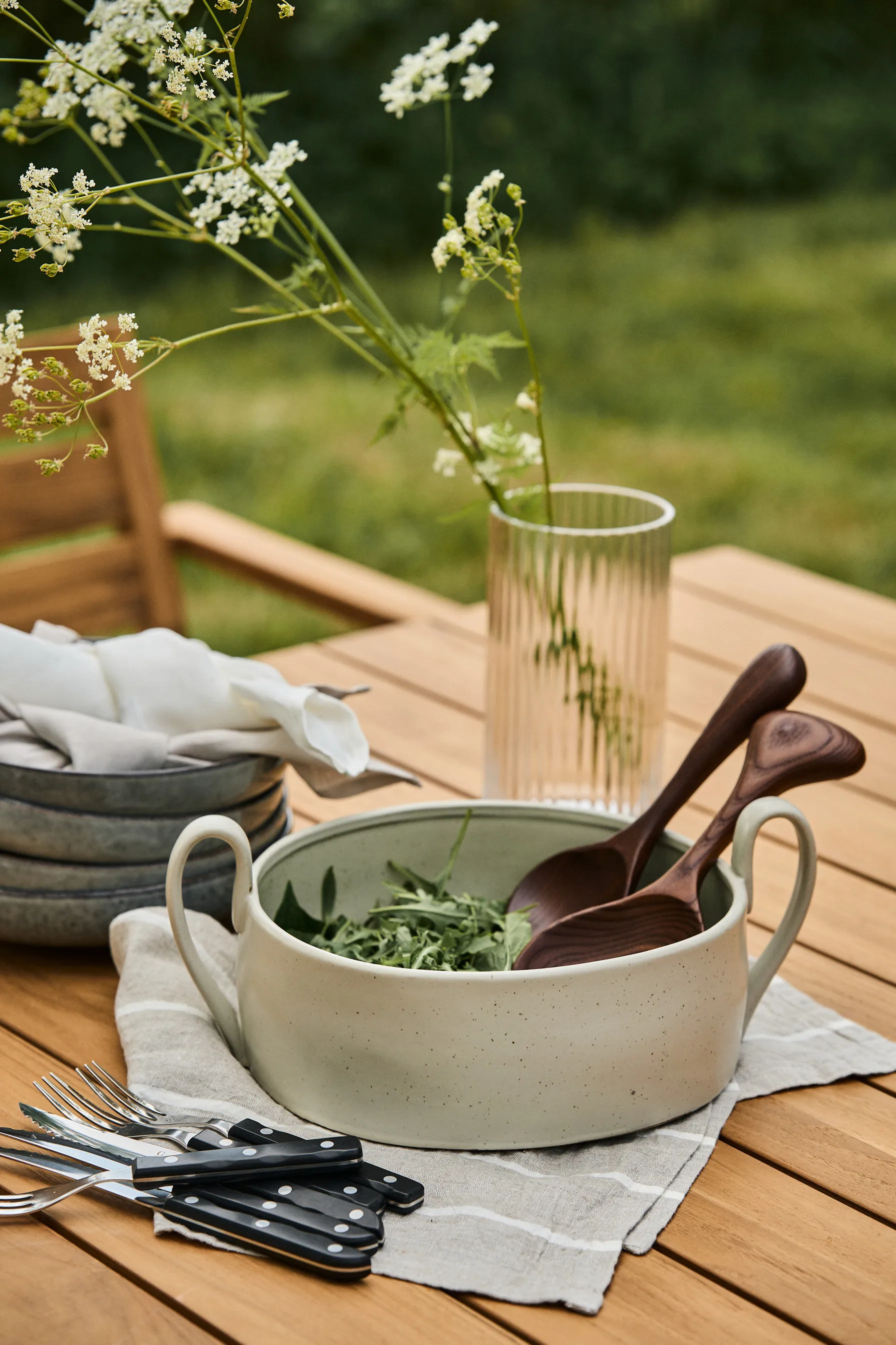 Lyngby maljakko kirkas lasi, 20 cm Lyngby Porcelæn