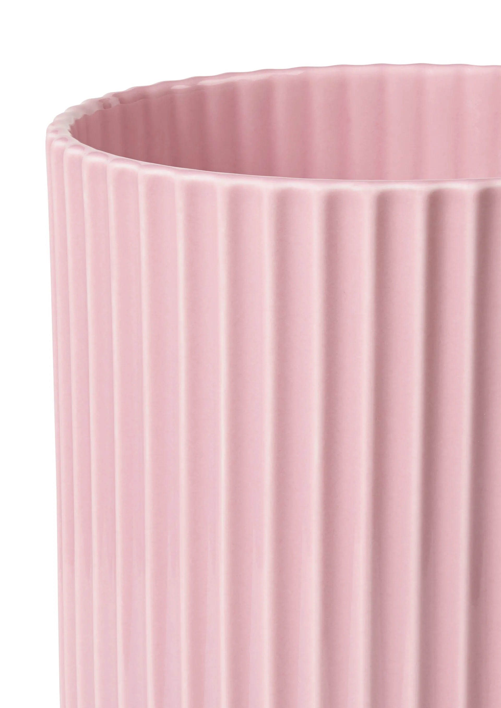 Lyngby maljakko, Vaaleanpunainen, 25 cm Lyngby Porcelæn