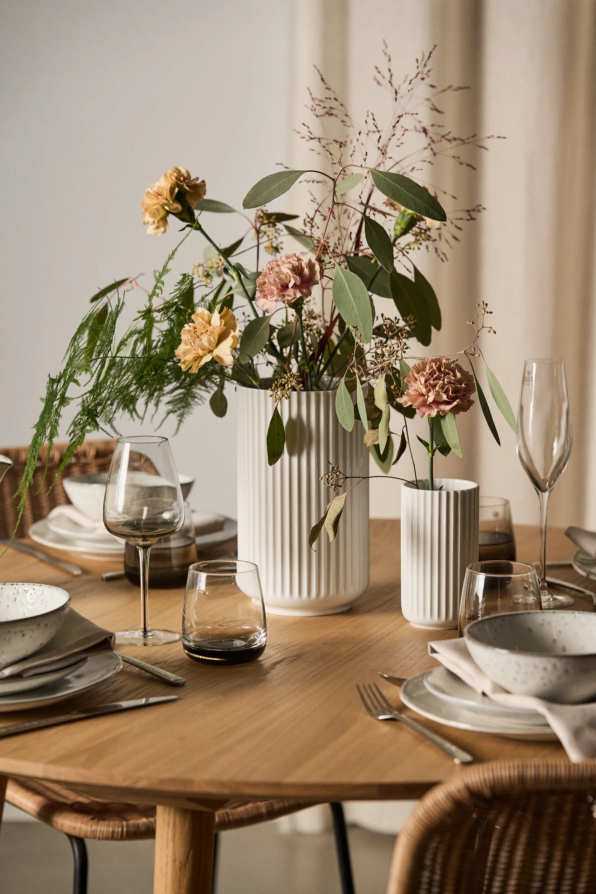 Lyngby maljakko valkoinen, 25 cm Lyngby Porcelæn