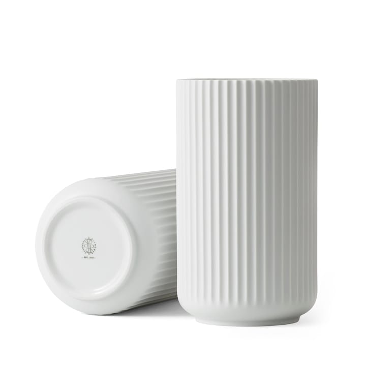 Lyngby maljakko valkoinen matta, 25 cm Lyngby Porcelæn