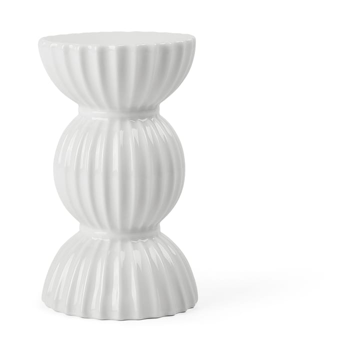 Lyngby Tura -kynttilänjalka 14 cm, Valkoinen Lyngby Porcelæn