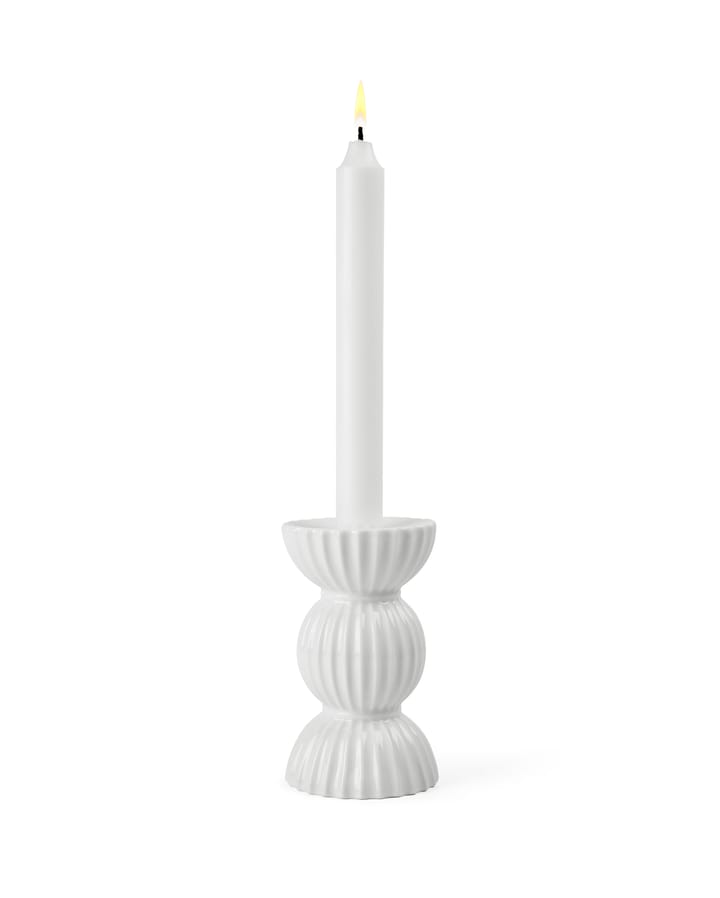 Lyngby Tura -kynttilänjalka 14 cm, Valkoinen Lyngby Porcelæn