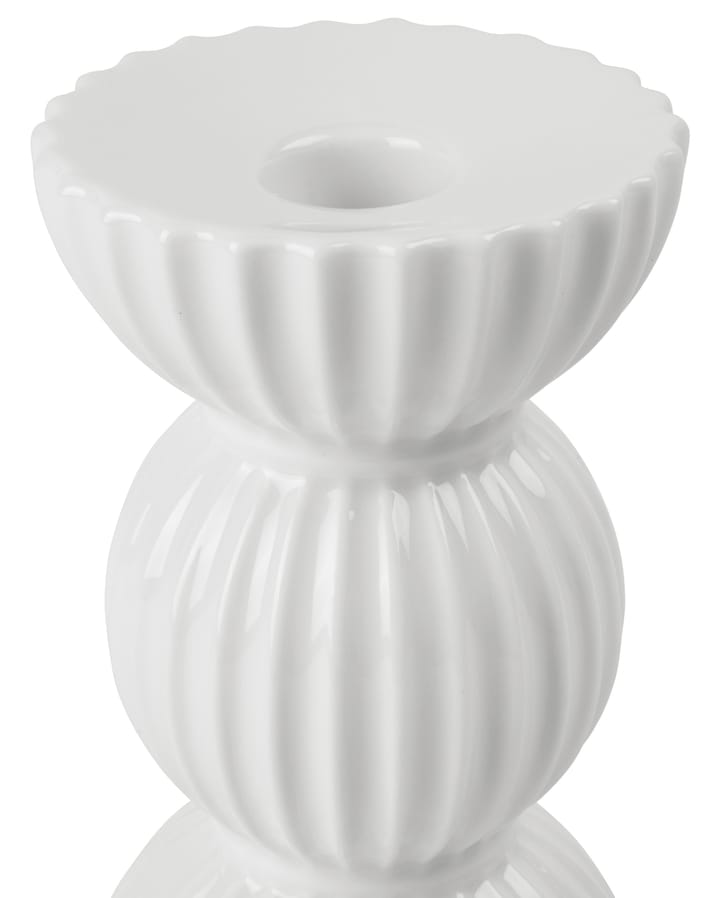 Lyngby Tura -kynttilänjalka 14 cm, Valkoinen Lyngby Porcelæn